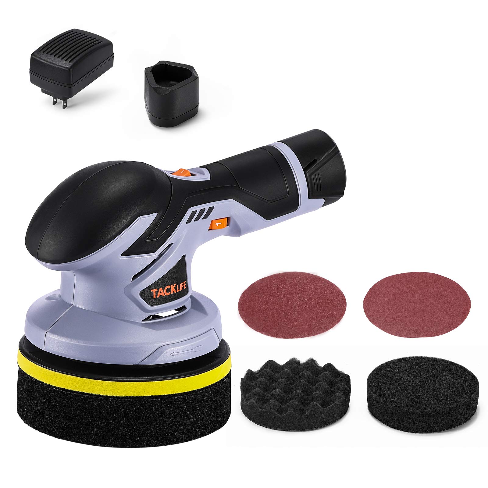 楽天市場 Tacklife ポリッシャー 12v充電式コードレス 六級変速1 1kg軽量 小型 サンダポリシャ 車磨き 小型 業務用 自動車用 補助ハンドル付き スポンジ5点セット付き 組み立て簡単 操作簡単 Brジャパン