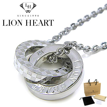 【楽天市場】ライオンハート ネックレス メンズ LION HEART ダブルリングネックレス 04N135SMS ステンレスネックレス：ブルー