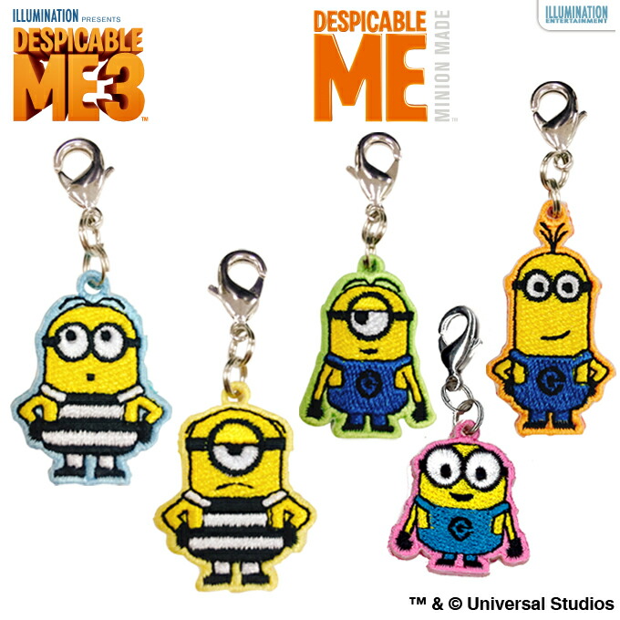 ミニオン キーホルダー デニム風 ミニオン キーホルダー デニム風 ミニオン キーホルダー デニム