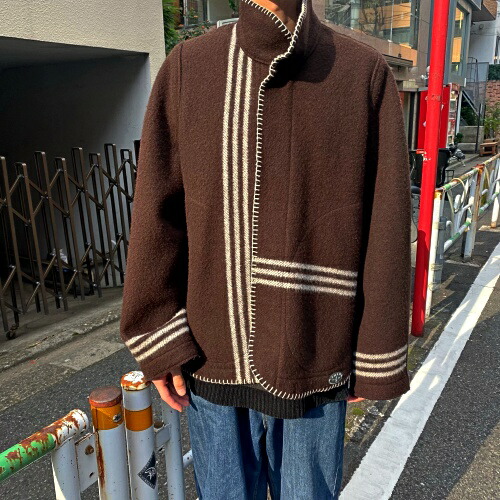 LEMAIRE - 3MAN BLANKET JACKET ブランケットジャケット ＋81 乱痴気の