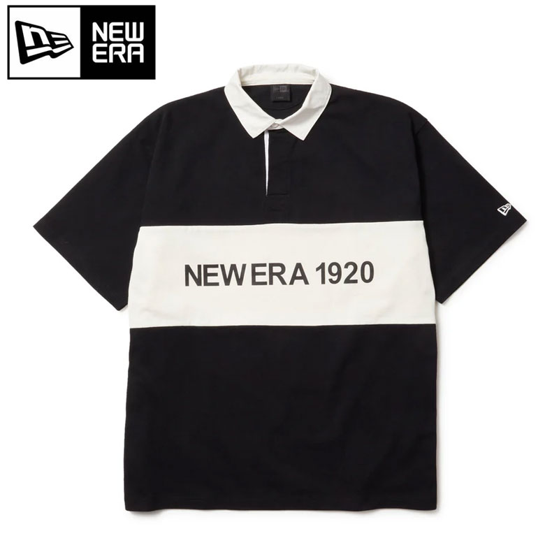 楽天市場】ニューエラ 半袖 ポロシャツ NEW ERA 黒 メンズ レディース