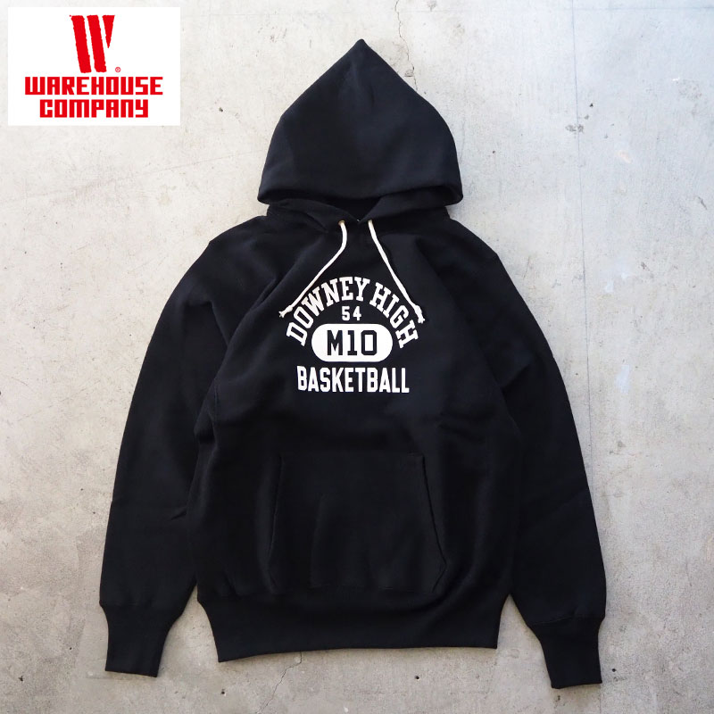 御召しもの住みか パーカー メンズ WAREHOUSE \u0026 CO. 484 DOWNEY HIGH 流汗 ティーシャツ フーディー 484-downeyhigh 日本製 アメカジ 御召しもの住みか 裏起毛 ヴィンテージ 黒いこと 黒 米国海軍