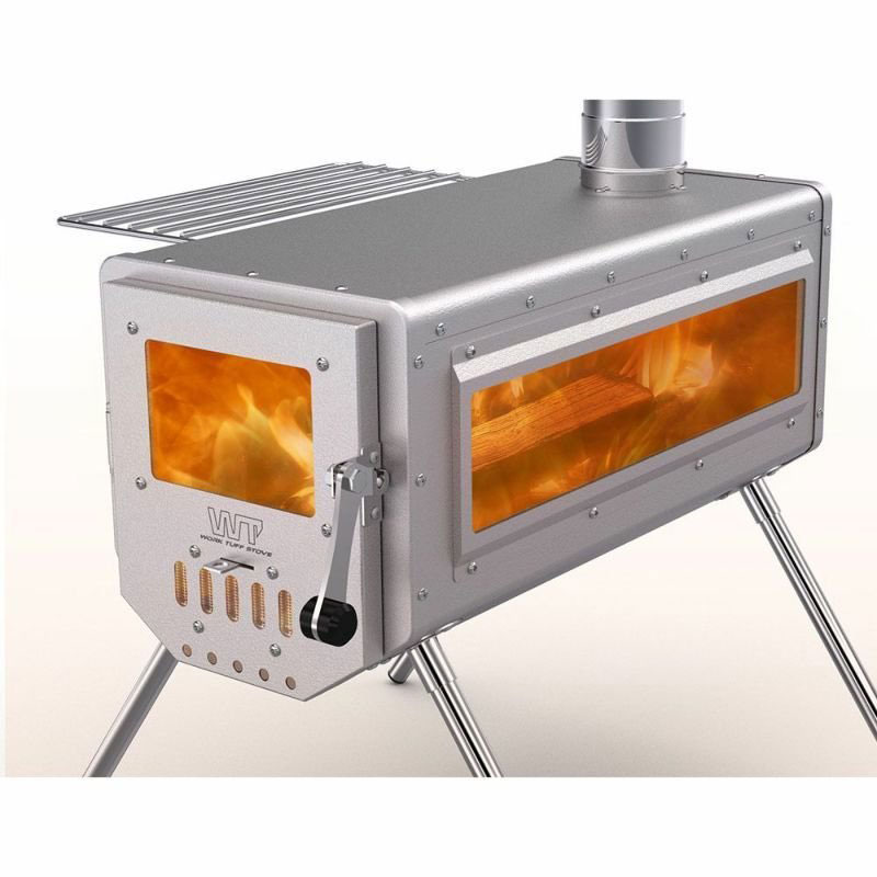 WorkTuffGearワークタフギア薪ストーブworktuffstove500WTS-500ストーブ薪ワークタフストーブワークタフギア500サイズネイチャーストーブヒーター暖房ガラス窓煙突アウトドアキャンプキャンパーDeelightディーライト焚き火焚火