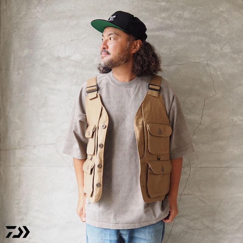 Diwa フィッシングベスト ベージュ LL 楽天市場】DAIWA ダイワ アングラーズベスト Anglers Vest DV