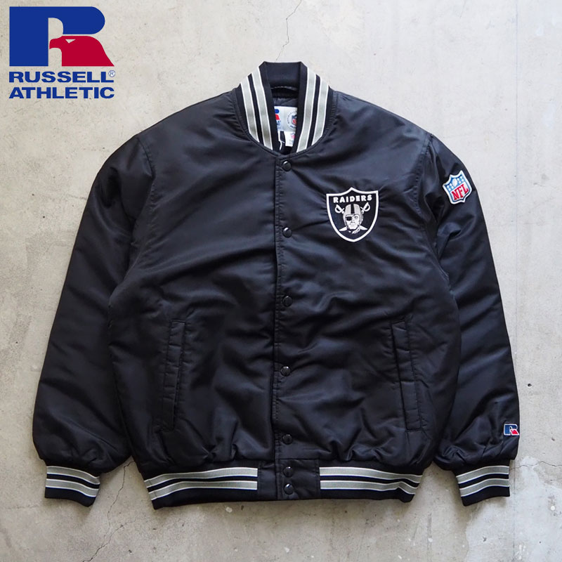 【楽天市場】ラッセル アスレティック スタジャン RUSSELL ATHLETIC ナイロン ジャケット RCN23735RAIDERS