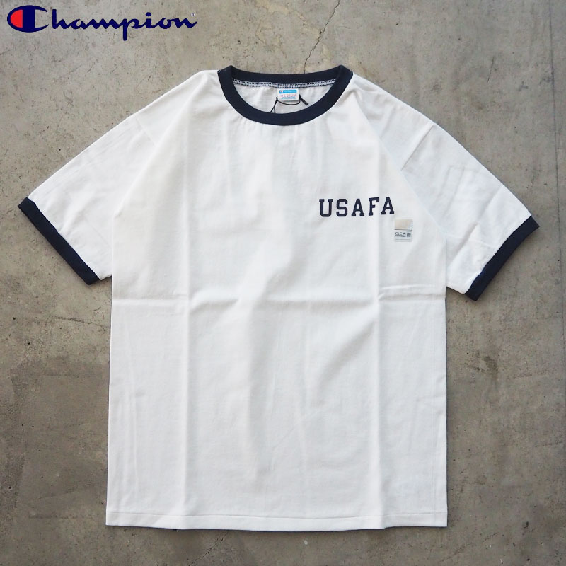 チャンピオン Tシャツ Champion メンズ PLEBE ショートスリーブ リンガーTシャツ TRUE TO ARCHIVES C3-X336半袖 半袖Tシャツ 日本製 リンガー プリント アメカジ カレッジ ホワイト｜GOOD HOLIDAY グッドホリデイ 10,296円