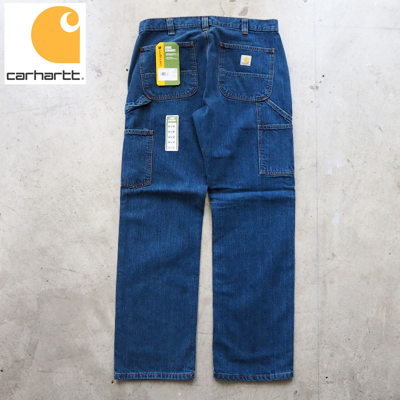 鉄道車両ハート型 ジーンズ ズボン下 carhartt LOOSE ORIGINAL FIT WORK JEANS BD4941 メンズ ペインター ジーンズズボン下 ペインターパンツ 濫りがわしい 目あたらしい填まる 細工物ズボン下 DENIM 細工物 ゆったり