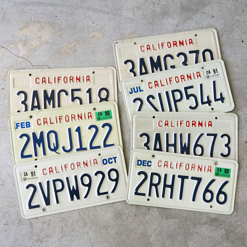 【楽天市場】カリフォルニア ナンバープレート California License Plate CAL01 カリフォルニア州 アメリカ