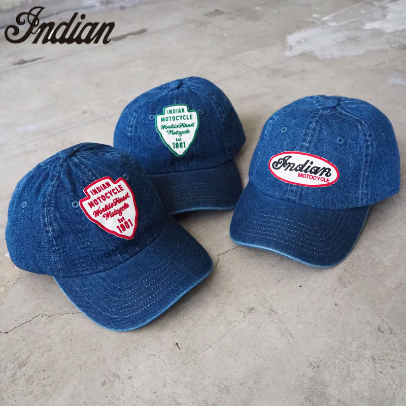 楽天市場】帽子 メンズ ワークキャップ Indian インディアンモト