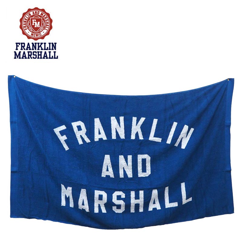 Ss17z バスタオル Marshall Franklin マーシャル フランクリン Franklin Marshall ブランケット ビーチでのお洒落をワンランク上げるフランクリンのビーチタオル Franklin Beach Wear タオルケット 451 7023 バスタオル サーフ タオル ブランケット おしゃれ Surf