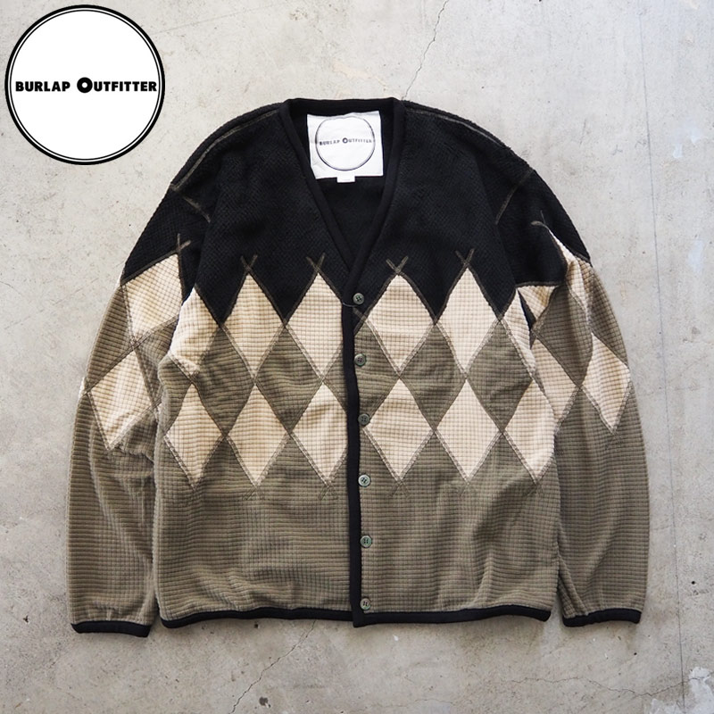 BURLAP OUTFITTER アーガイルカーディガン X-LARGE BURLAP OUTFITTER 【バーラップアウトフィッター】 - ARGYLE