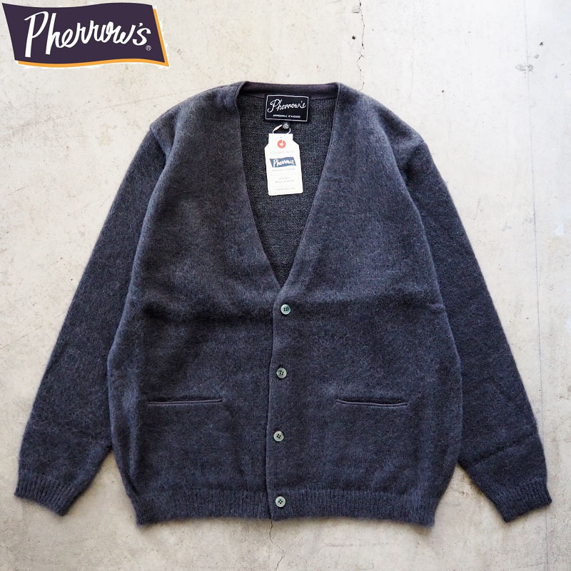楽天市場】PHERROW'S フェローズ カウチン メンズ ニット カーディガン