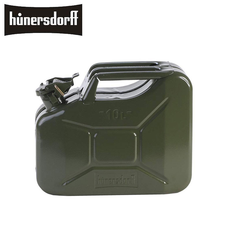 Hunersdorff ヒューナースドルフ 灯油タンク Metal Kanister 10l H10l メタル タンク 燃料 灯油 ウォータータンク 10l タンク キャンプ キャニスター キャンパー アウトドア おしゃれ ミリタリー ドイツ製 ポリタンク Purplehouse Co Uk