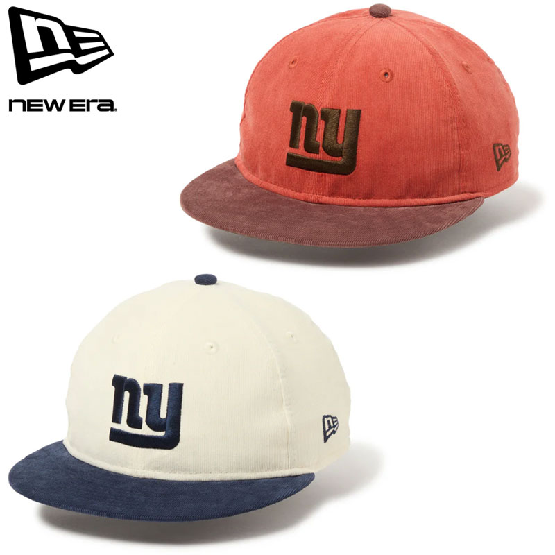 ニューエラ キャップ NEW ERA メンズ レディース RC 9FIFTY Powered by GORO NAKATSUGAWA（MIN-NANO） 14703357 ぼうし 帽子 NY ニューヨーク・ジャイアンツ コーデュロイ ベースボールキャップ cap newera