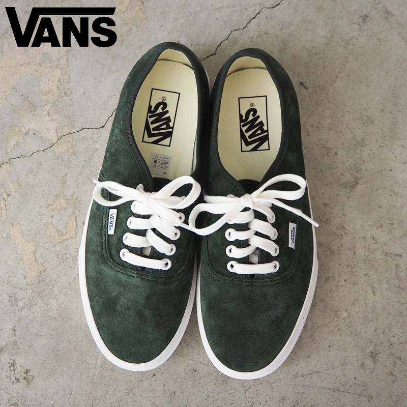 バンズ オーセンティック スニーカー メンズ VANS ヴァンズ Authentic VN000D7YEMU 置き目撥ねのける シューズ 靴 置き目 スエードクロス 緑であること 緑