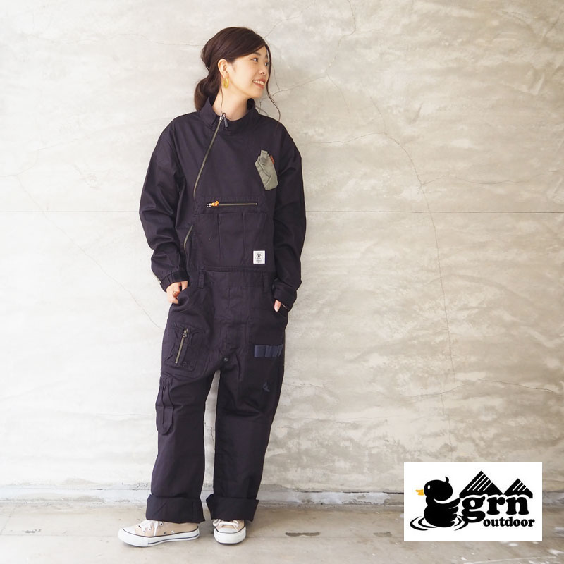 Grn Outdoor ジーアールエヌ ビッグベン ヒアソビ ジャンプスーツ F8l おしゃれ Ben 焚き火 Hiasobi アウトドア レディース Jump キャンプ Suit メンズ Go0265q 強化撥水 難燃素材 つなぎ オールインワン 焚火 ツナギ 難燃 オーバーオール キャンパー Big