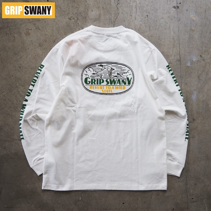 楽天市場】GRIP SWANY グリップスワニー ロンT WHI-02 メンズ 長袖 T