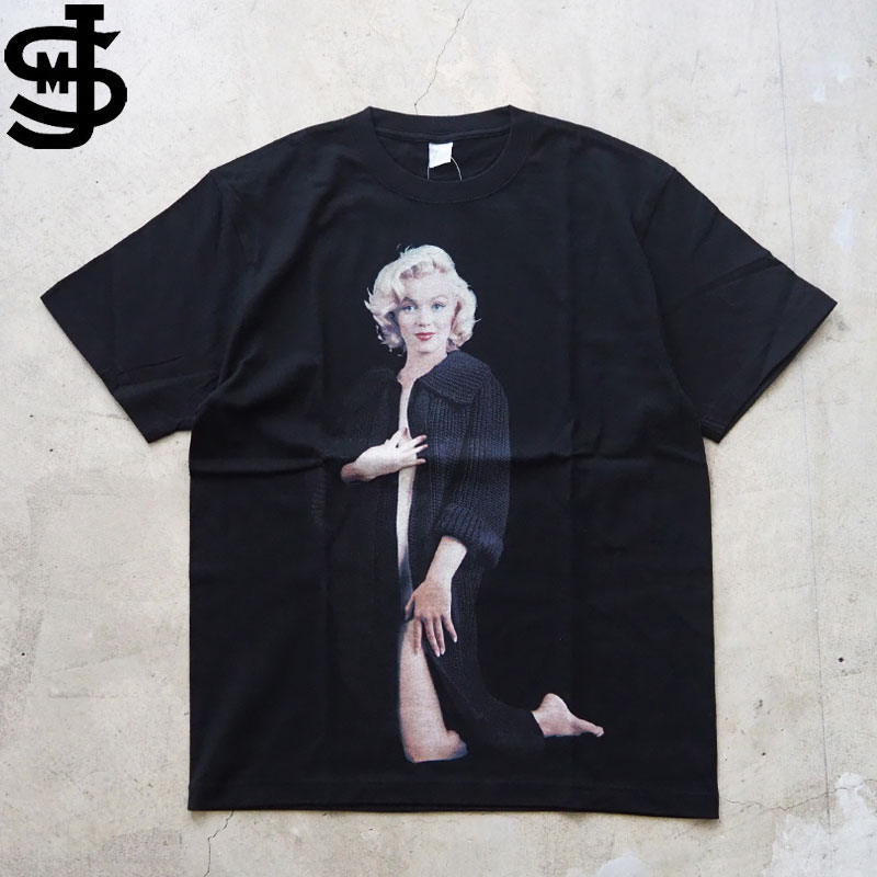 ジャクソンマティス マリリンモンロー Tシャツ JACKSON MATISSE Marilyn Monroe Fade-Black JM26SS024 メンズ 半袖 Tシャツ プリント 半袖Tシャツ ヴィンテージ アメカジ 黒｜GOOD HOLIDAY グッドホリデイ