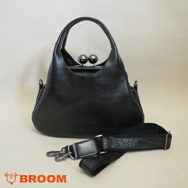 BROOM ★カラーオーダーであなただけのバッグを！ がま口2wayバッグ がま口 がま口トートバッグ がま口ショルダーバッグ がま口ハンドバッグ トートバッグ 本革 がま口バッグ ハンドバッグ がま口 バイカラー レディースバッグ 牛革 バッグ イージーオーダー 26028-141