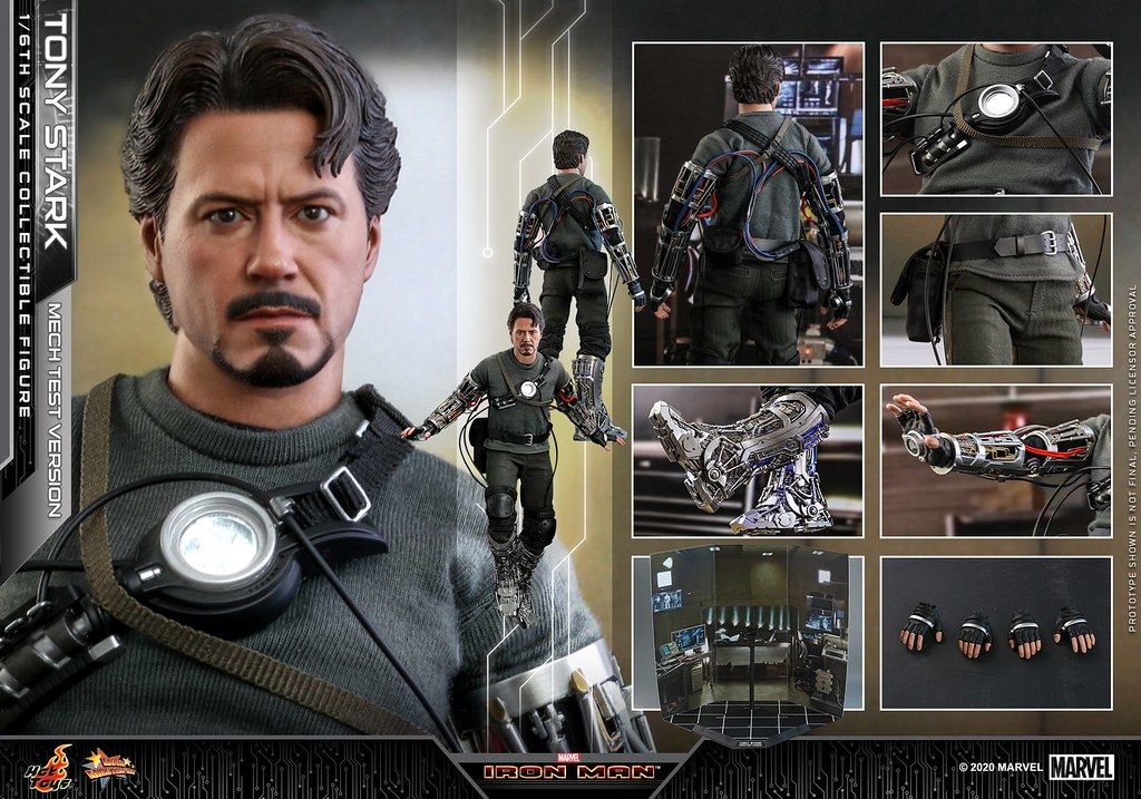 Hot Toys - 『アイアンマン２』トニー・スターク（マーク５・スーツアップ版） ムービー・マスターピース】『アイアンマン2』1／6スケール
