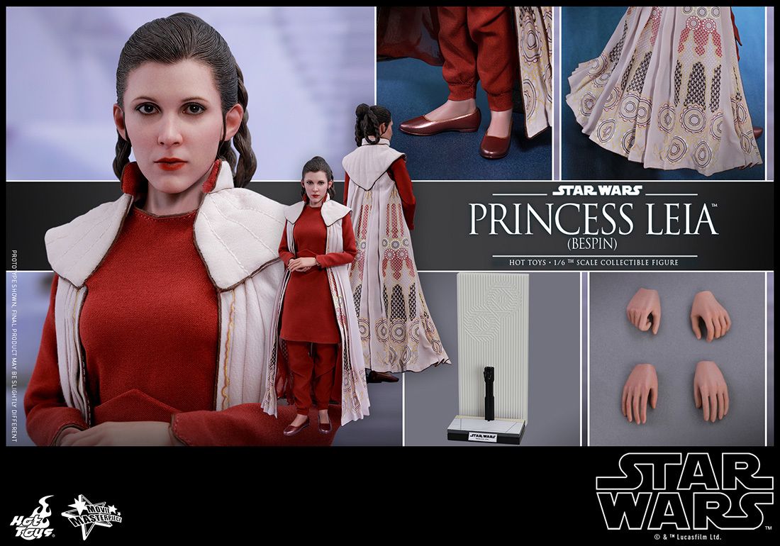 「新品・在庫」Hottoys ホットトイズ　MMS508 『スター・ウォーズ　エピソード5／帝国の逆襲』 プリンセス・レイア（ベスピン版 1／6スケールフィギュア　Star wars Princess Leia (Bespin Outfit Version)画像