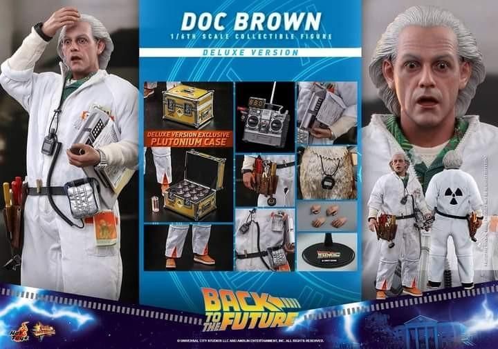 「新品・在庫」 ホットトイズ　MMS610『バック・トゥ・ザ・フューチャー』 エメット・ブラウン博士 ［ボーナスアクセサリー付き］ BACK TO THE FUTURE画像