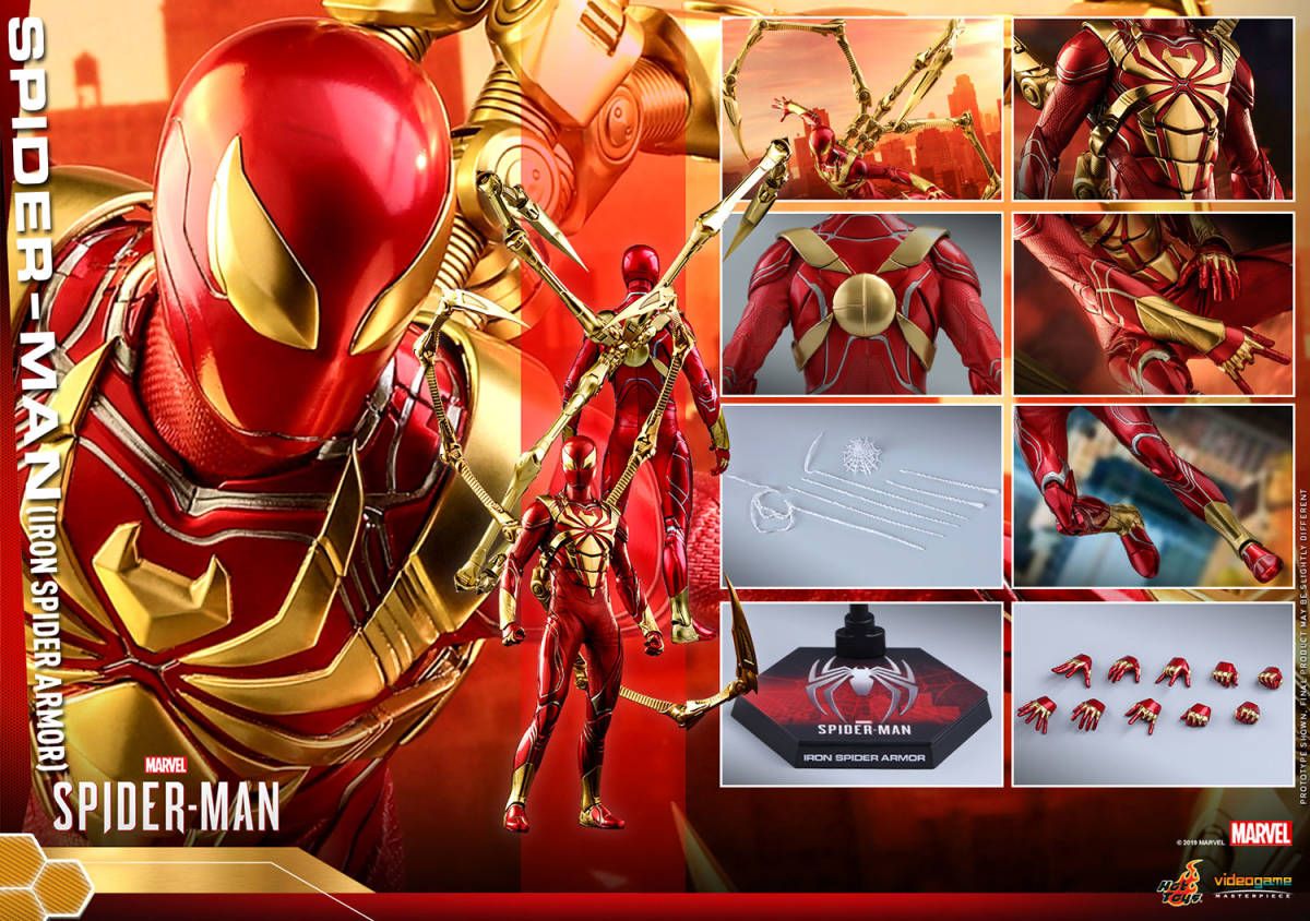 １／６　スパイダーマン（スパイダー・アーマーＭＫ ＩＶスーツ版）ホットトイズ ビデオゲーム・マスターピース】『Marvel's Spider