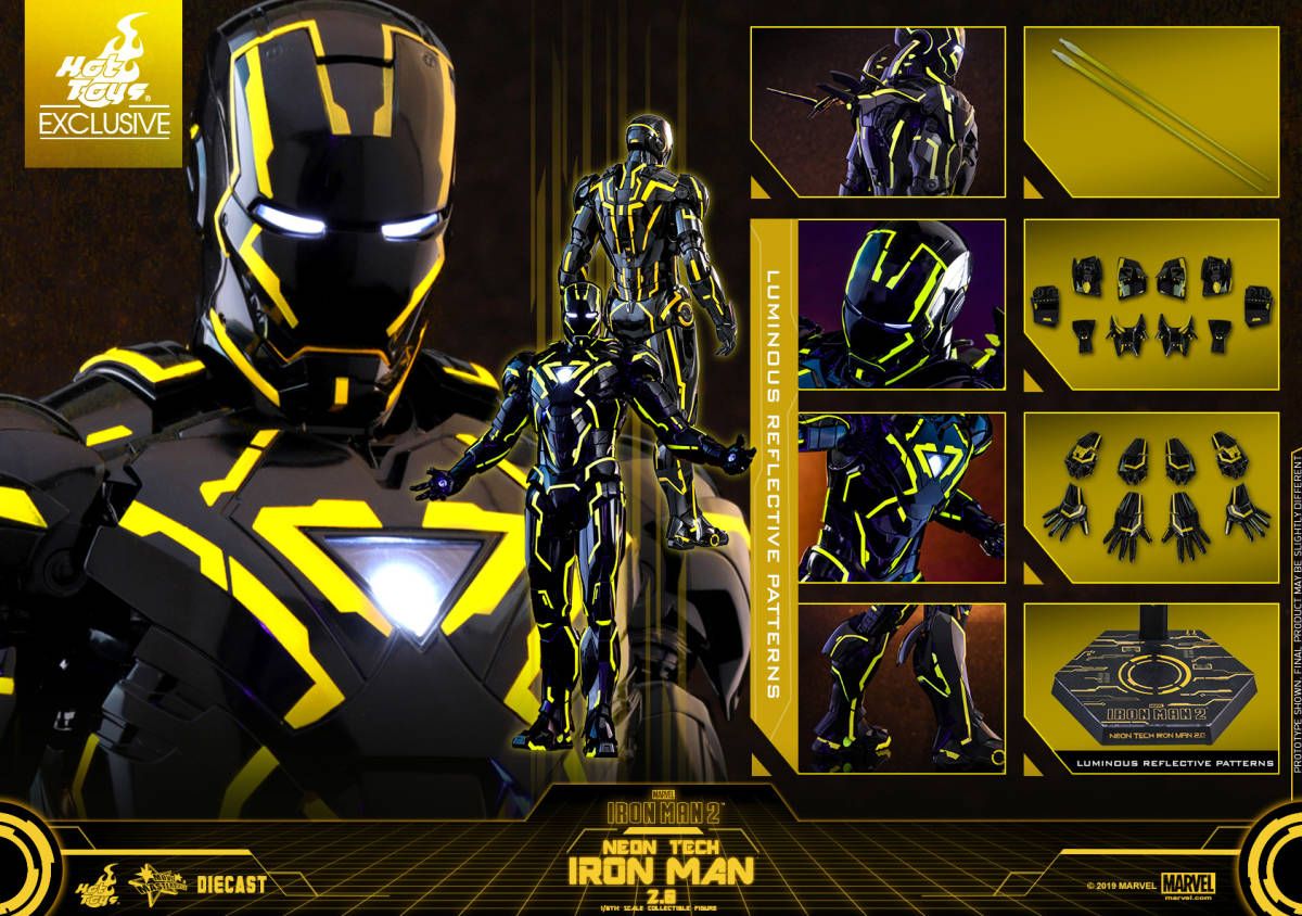 新品未開封 HOTTOYS ホットトイズ アイアンマン マーク6 (2.0) Amazon.com: Hot Toys Iron Man 2 Mark VI Sideshow EXCLUSIVE