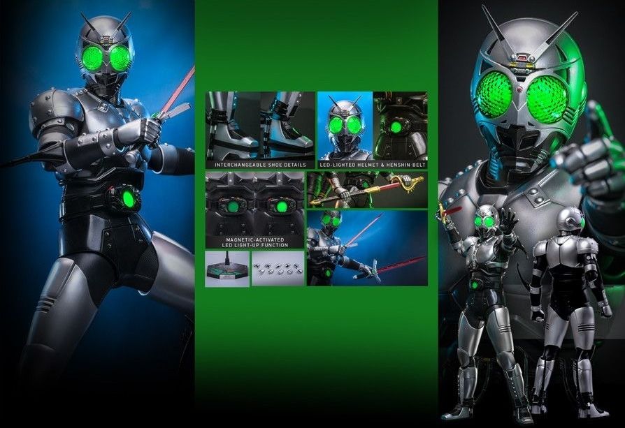 楽天市場】「新品・在庫」 ホットトイズTMS115 仮面ライダー1/6 BLACK