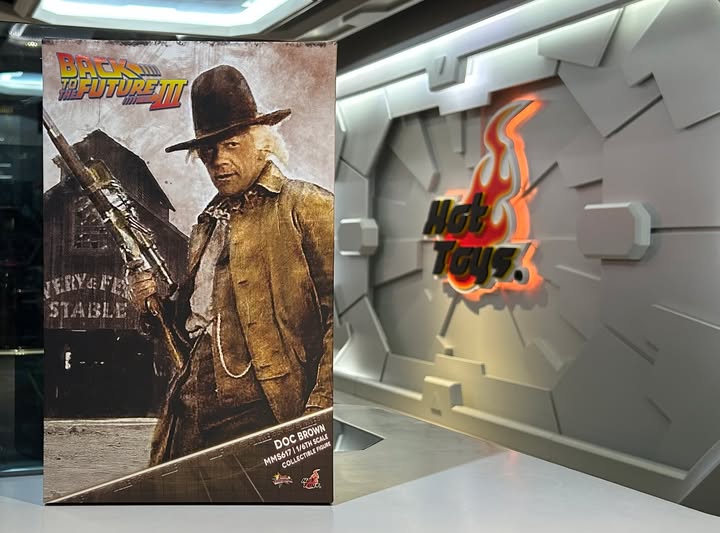 「新品・在庫」 ホットトイズ MMS617 バック・トゥ・ザ・フューチャー Part 3 エメット・ブラウン博士 Doc Brown 1/6フィギュア画像