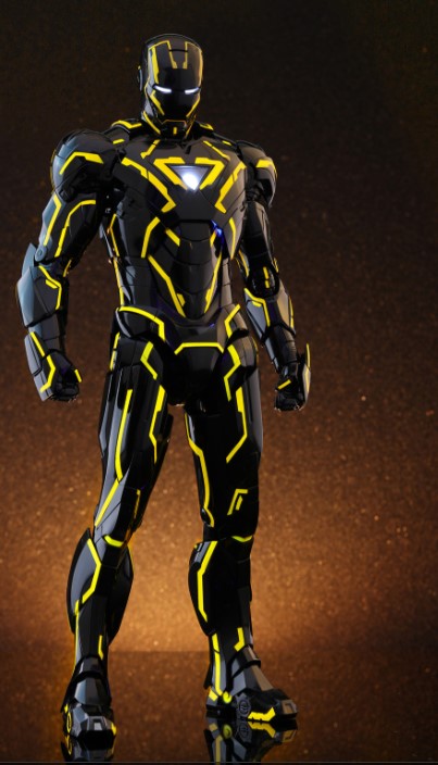 ホットトイズMMS523D29 アイアンマン・マーク6ネオンテックイエロー版