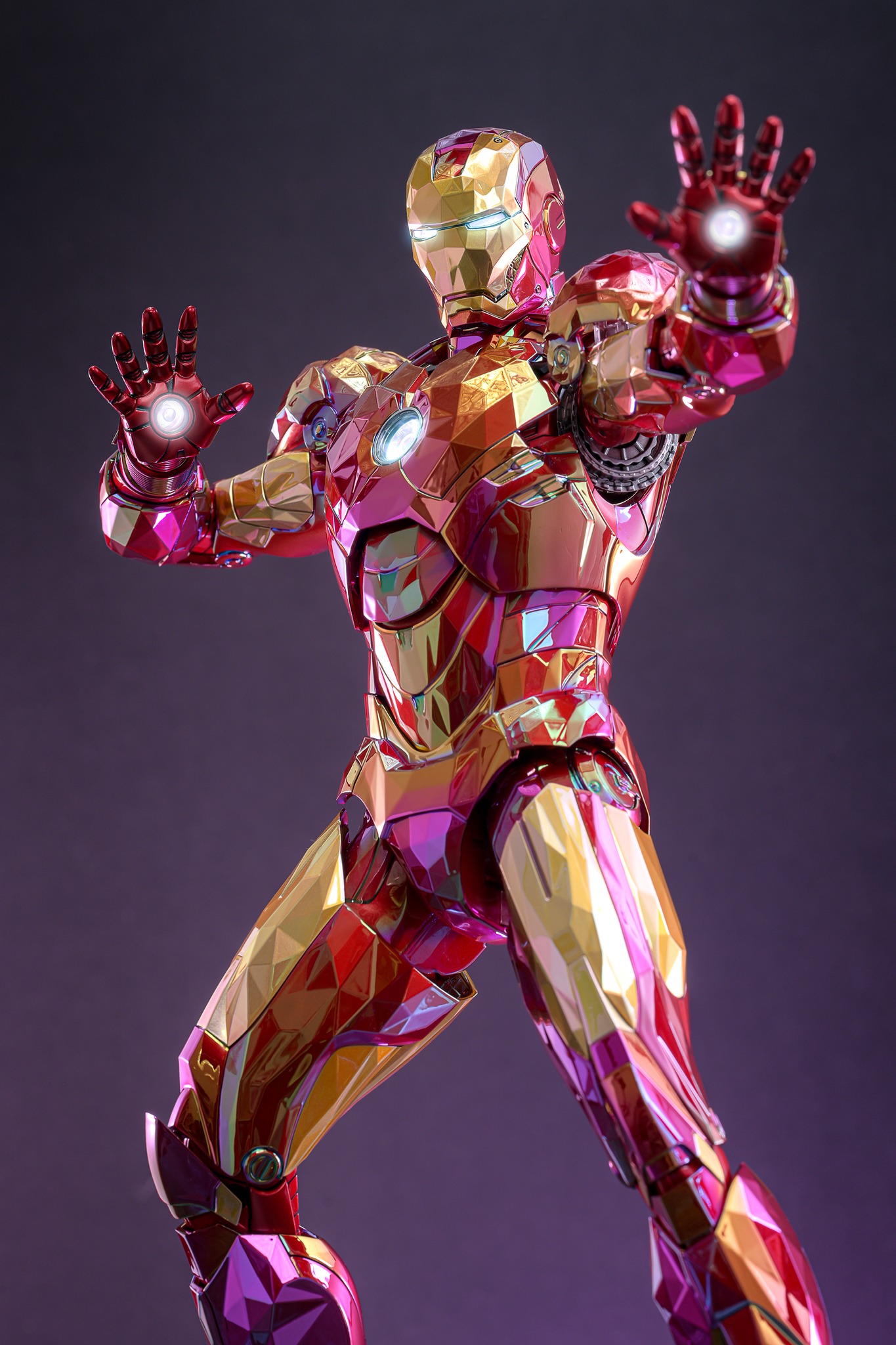 「新品・在庫」ホットトイズ 　MMS792D70 アイアンマン・マーク4（プリズム・アーマー）Ironman Mark IV (Fractal Armor)　1・6フィギュア　限定版画像