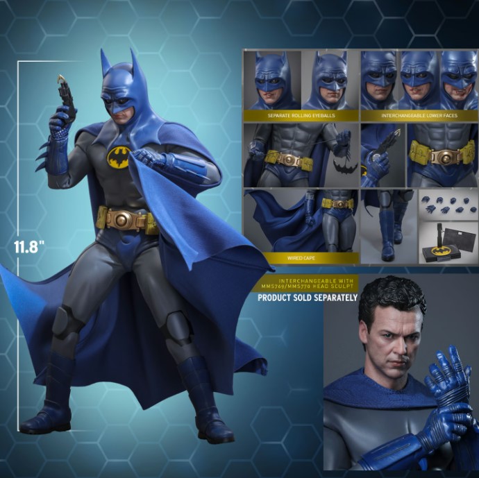 ホットトイズ MMS834『ザ・フラッシュ』バットマン ブルー＆グレー