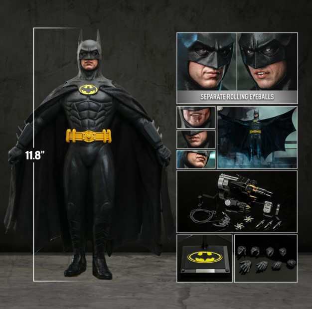 ホットトイズMMS693 バットマン batman 1989バットマン DX 版 Hot Toys MMS693 Batman 1989 1/6th Scale Batman Collectible Figure