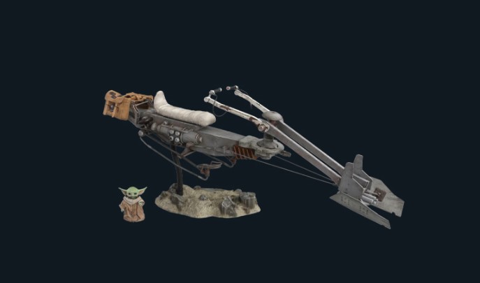 ホットトイズ マンダロリアン 1/6 ビークル　スウープ・バイク Amazon.com: Hot Toys 1:6 Swoop Bike - The Mandalorian : Toys & Games