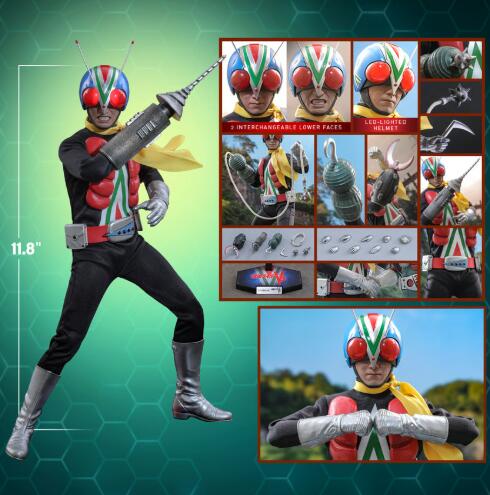 ホットトイズ TMS185『 仮面ライダーV3』ライダーマン 1/6 フィギュア