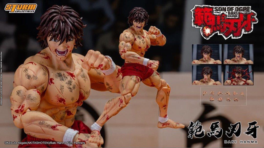 「新品・在庫」Storm Collectibles 範馬刃牙 Baki Hanma バキ 会場限定版 1/12 フィギュア画像