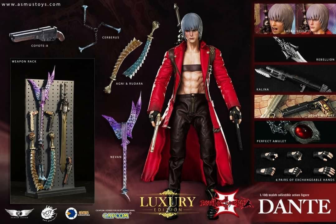 「新品・在庫」ASMUS DMC300v2LUX『デビルメイクライ3』ダンテ DANTE (DMC III) 1/6 スケールフィギュア devil may cry画像