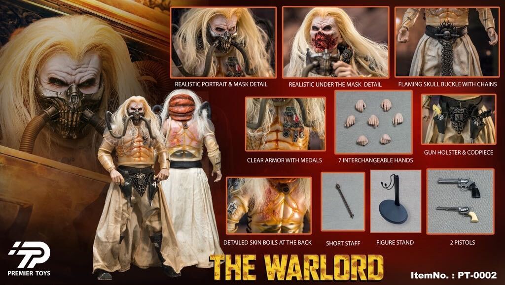 「新品・在庫」 PREMIER TOYS PT0002 The Warlord 1/6 不死身ジョー マッドマックス 怒りのデス ロード mad max fury road 1/6フィギュア｜ブラザーズ・ホビー
