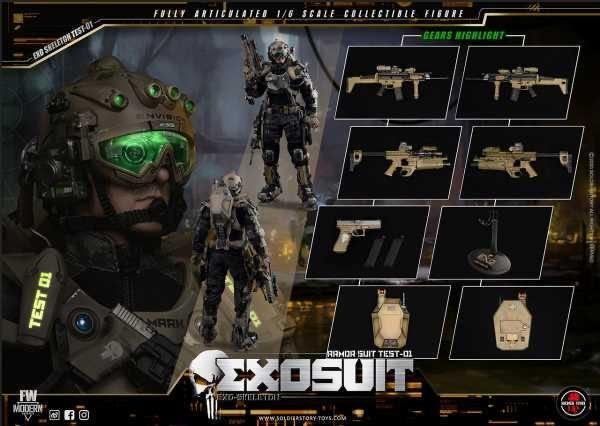 「新品・在庫」SOLDIER STORY SS122 EXO-SKELETON ARMOR SUIT 強化外骨格 TEST-01 1/6フィギュア｜ブラザーズ・ホビー