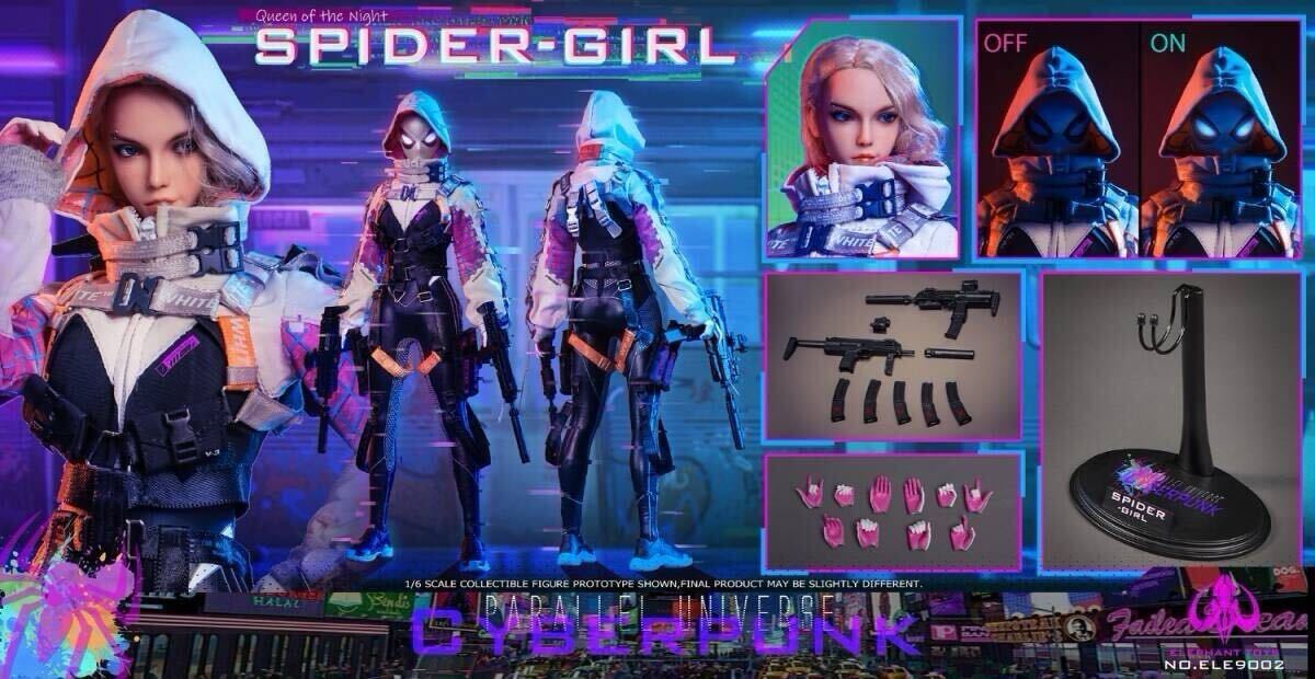 「新品・在庫」 ELEPHANT TOYS ELE9002サイバー スパイダー ガール 1/6 フィギュア グウェン Spider-Gwen|ブラザーズ・ホビー