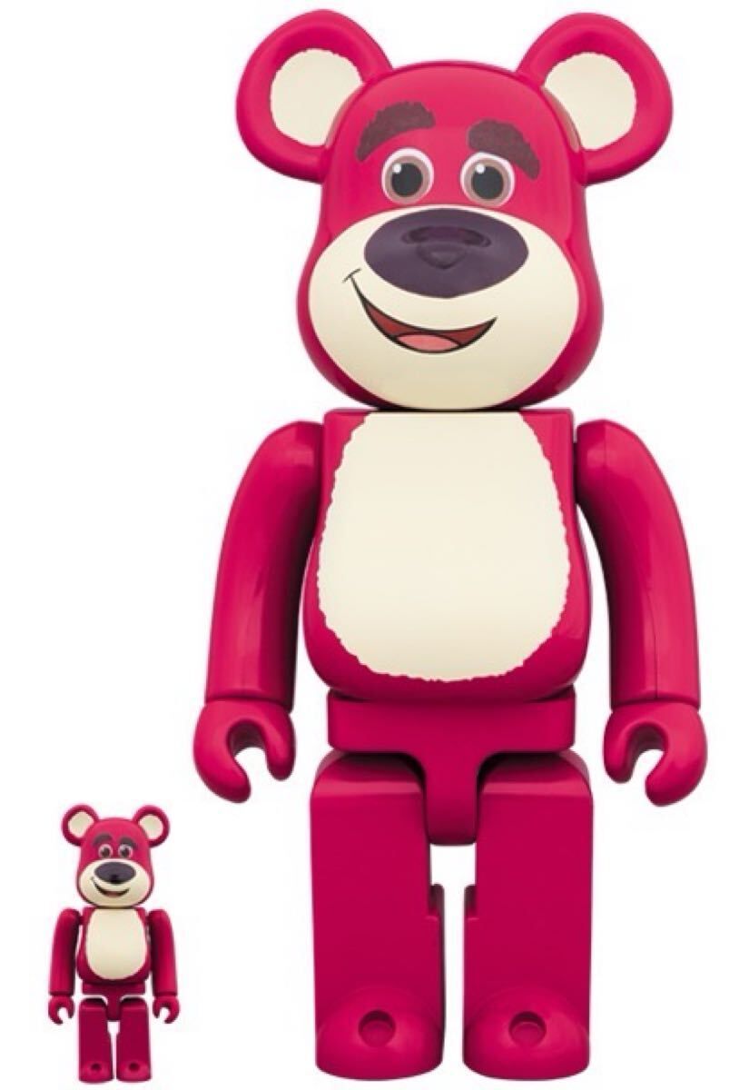 「新品・在庫」メディコムトイ Medicom　BE@RBRICK ベアブリック トイストーリー ロッツォ ・ハグ・ベア 100% & 400% TOY STORY Lotso｜ブラザーズ・ホビー