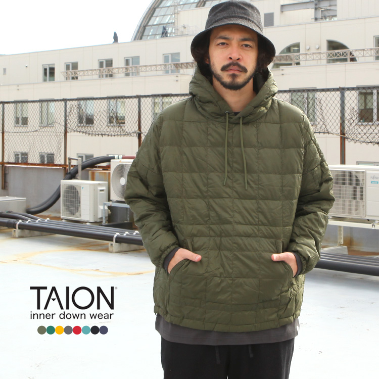 楽天市場 Taion タイオン ダウンパーカー Over Size Down Pk Brownfloor Clothing