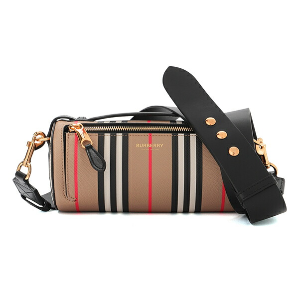 最大3000円offクーポン 9 24 金 14 00まで バーバリー ショルダーバッグ Burberry 026 バッグ アイコンストライプ Icon Strip バレルバッグ ユニセックス Archive Beige アーカイブベージュ ベージュ系 送料無料 Theconnect Co Zw