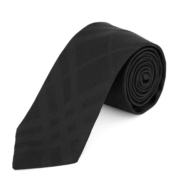 black burberry tie