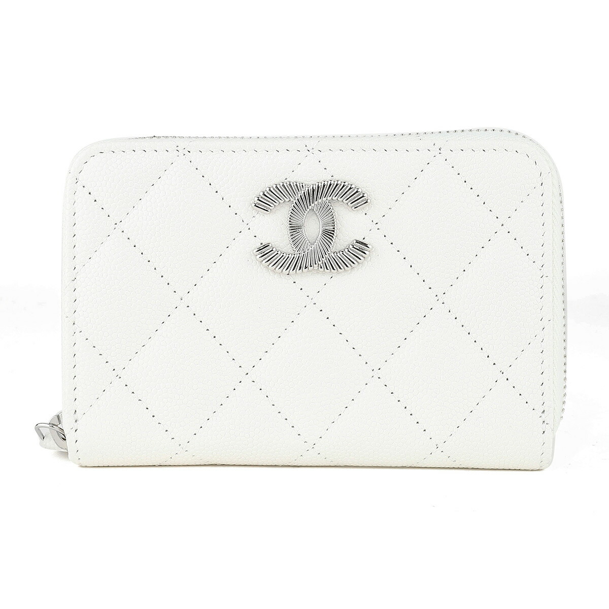 楽天市場】シャネル 2つ折り財布 CHANEL キャビアスキン CHANEL WALLET