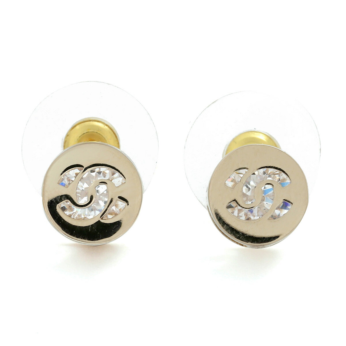 CHANEL シャネル ココマーク ヴィンテージピアス イエロー ブラック CHANEL(シャネル) Coco Mark Pierced Earrings ヴィンテージ