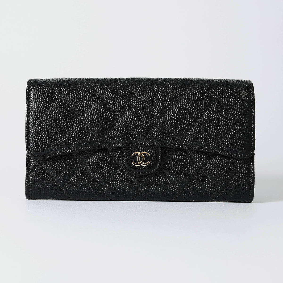 【正規品】CHANEL ボーイシャネル 長財布 フラップ キャビア ラムスキン CHANEL（財布）のフリマアイテム一覧