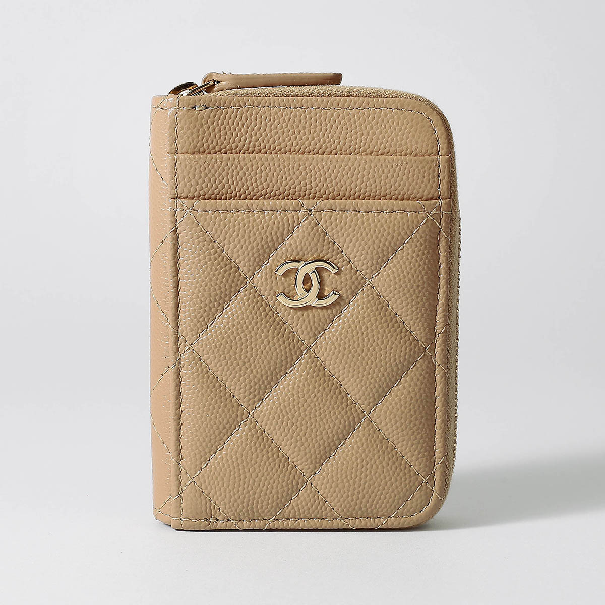 【美品】　CHANEL　シャネル　キャビアスキン　マトラッセ　コインケース　財布 Used 未使用】シャネル CHANEL マトラッセ コインケース 財布