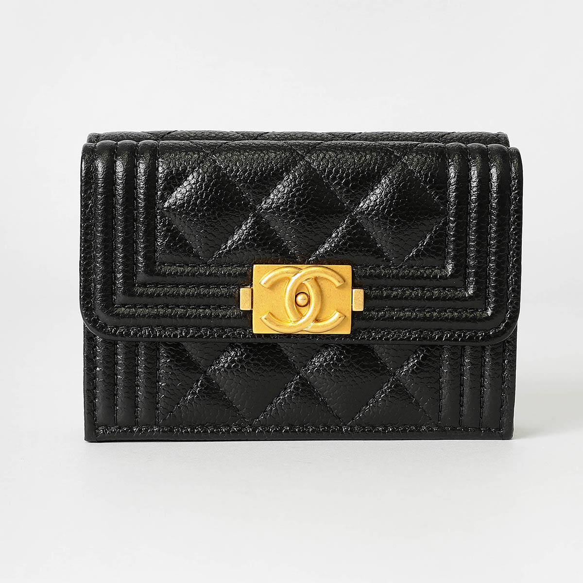 楽天市場】シャネル CHANEL 財布 三つ折り BOY CHANEL スモール